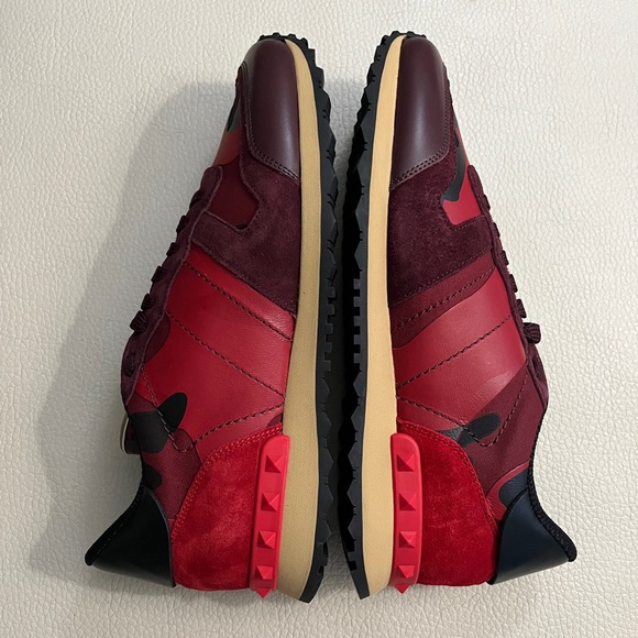 NWB- Valentino Garavani Rockrunner Camo Men’s Sneaker- Made in Italy -EU 42/US 9 - Picture 6 of 13